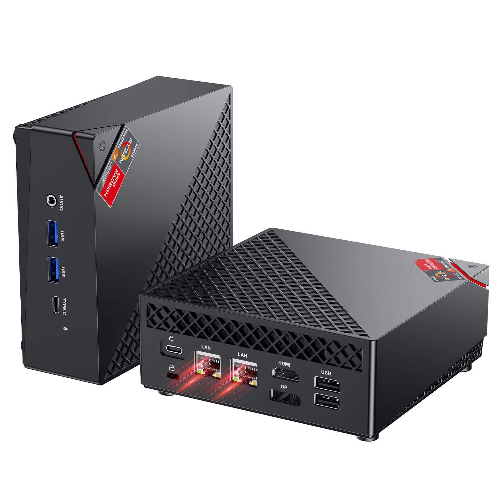 NiPoGi AM06PRO Mini PC Ryzen 7 7730U W-11 Pro (8C/16T,fino a 4,5